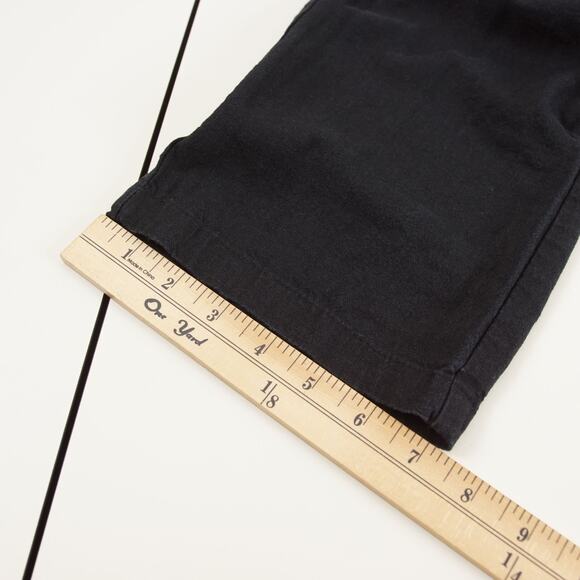Saks Fifth Avenue Linen Viscose Blend Lightweight Black Straight Pants Mens 32 - Picture 8 of 12